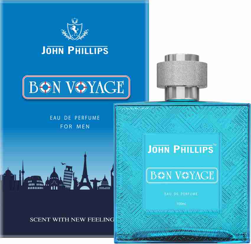 John Phillips  Bon Voyage & X-force Eau De Perfume 100ml 3.4 Fl.oz. each Pack Of 2 | For Unisex