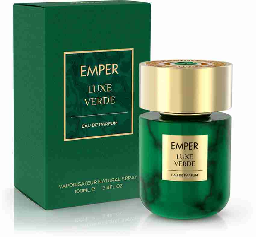 Emper Luxe Verde Eau De Parfum Natural Spray For Unisex 100ml 3.4 Fl.oz.