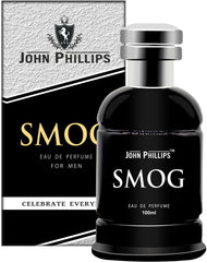 John Phillips Smog & Woody Eau De Parfume 100ml 3.4 Fl.oz. Each Pack Of 2 Long Lasting Unique Fragrance For Men