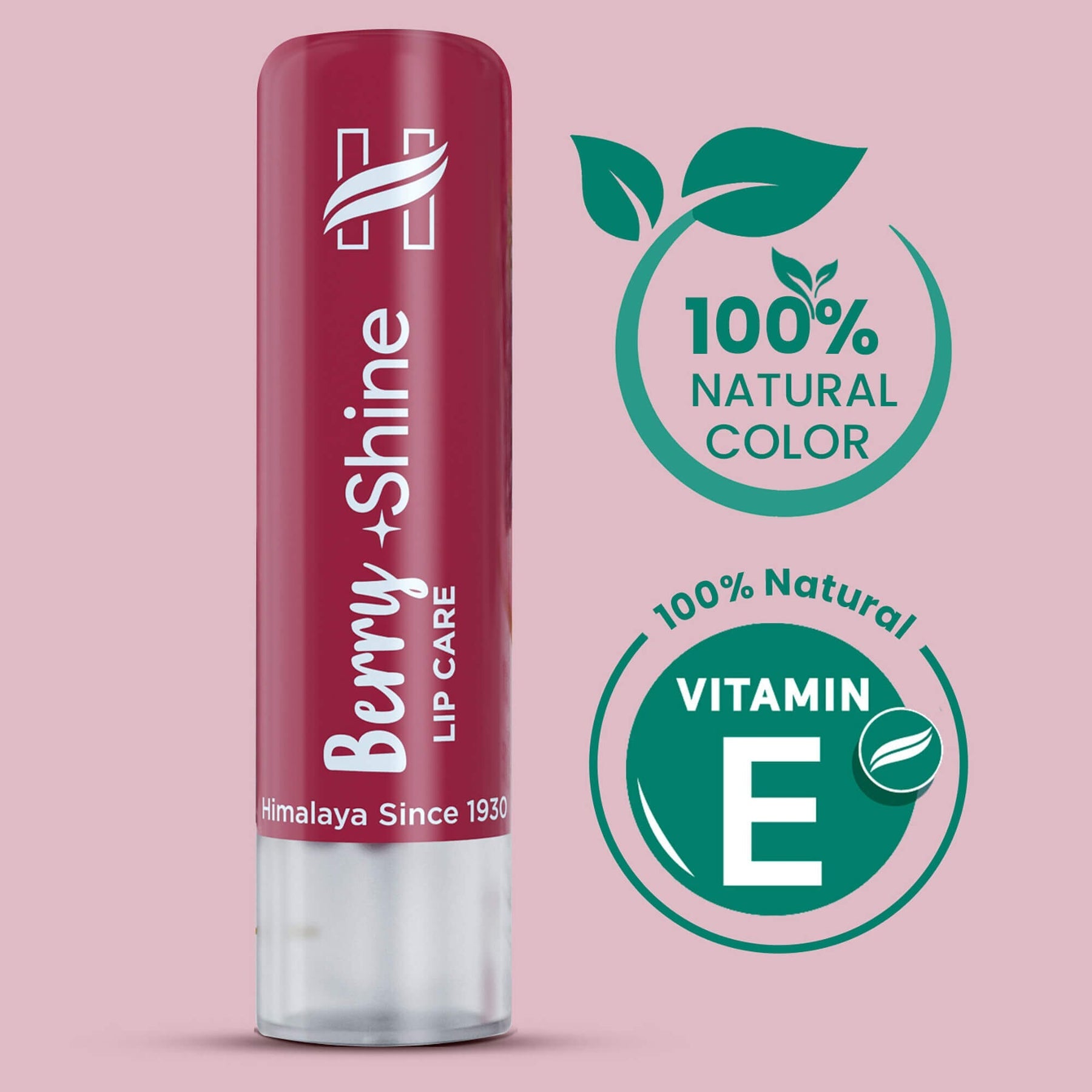 Himalaya Berry Shine Lip Care, Naturally Glossy, Soft, & Nourished Lips | 4.5gm