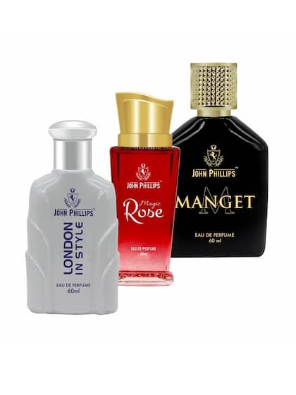 John Phillips london In Style + Magic Rose + Manget 60ml 2 Fl.oz. Each Pack Of 3 For Unisex | Perfect For Gifting