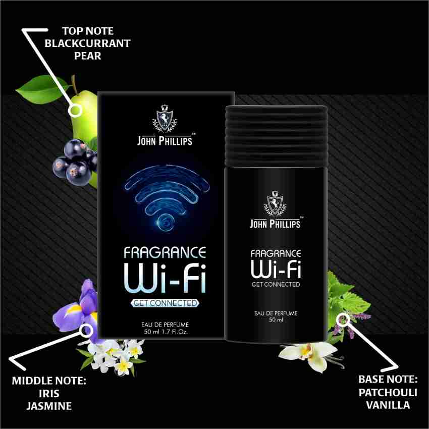 John Phillips Luxury Black & Wi-fi Eau De Perfume 50ml 1.6 Fl.oz. Each Pack Of 2 For Men