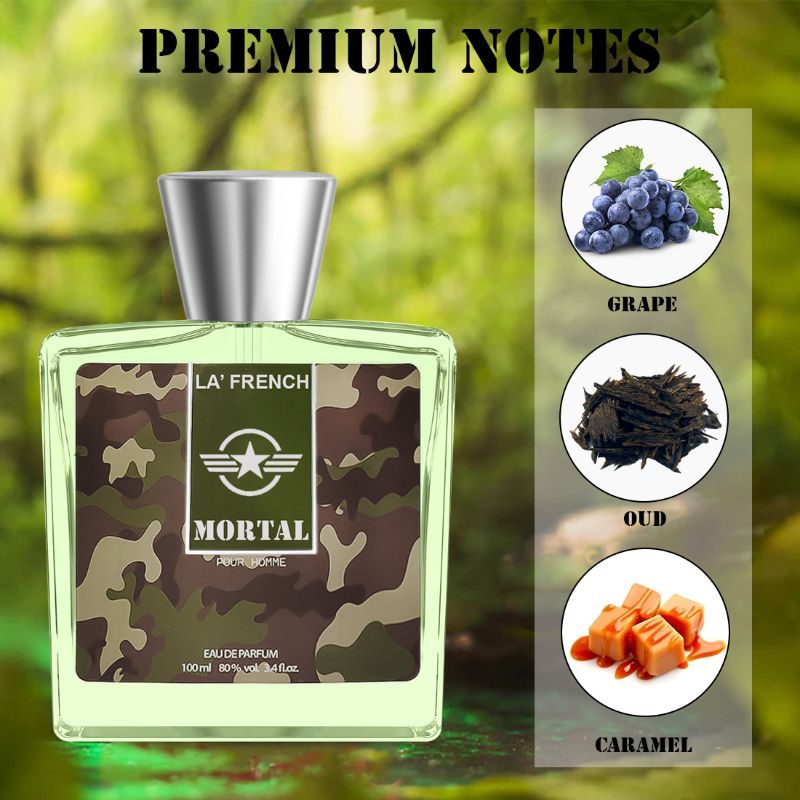La French Mortal Pour Homme Eau De Parfum 100ml 3.4 Fl.oz. | For Men