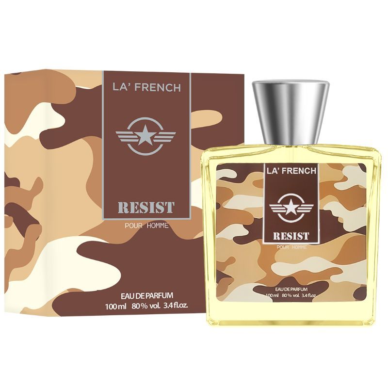 La French Resist Pour Homme Eau De Parfum 100ml 3.4 Fl.oz. | Unique & Long Lasting Fragrance For Men