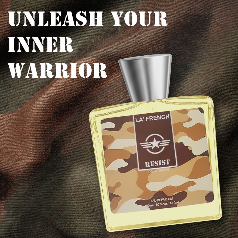 La French Resist Pour Homme Eau De Parfum 100ml 3.4 Fl.oz. | Unique & Long Lasting Fragrance For Men
