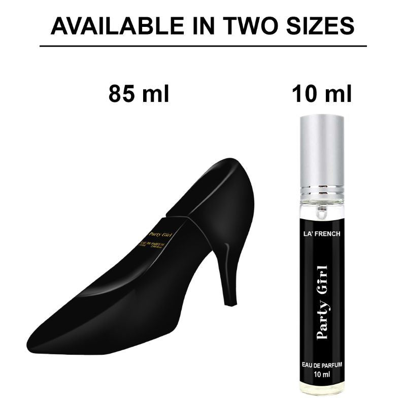 La French Party Girl Eau De Parfum 10ml 0.3 Fl.oz. | Long Lasting & Sensuous Fragrance