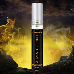 La French Adventure Oud Eau De Parfum 10ml 0.3 Fl.oz. | Long Lasting Fragrance For Unisex