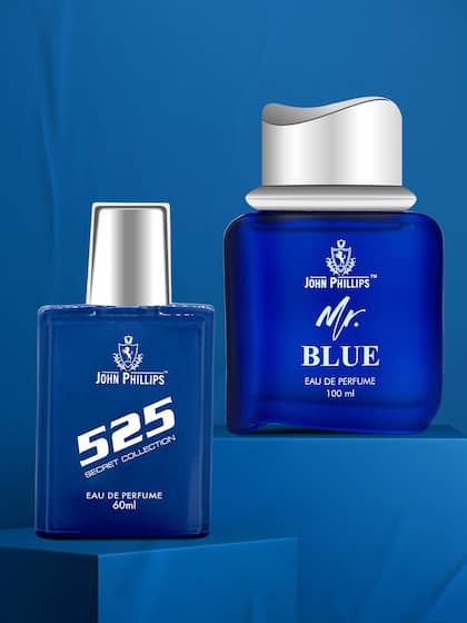 John Phillips 525 Eau De Parfum 60ml 2 Fl.oz. & Mr Blue 100ml 3.4 Fl.oz. Pack Of 2 Fragrances For Men