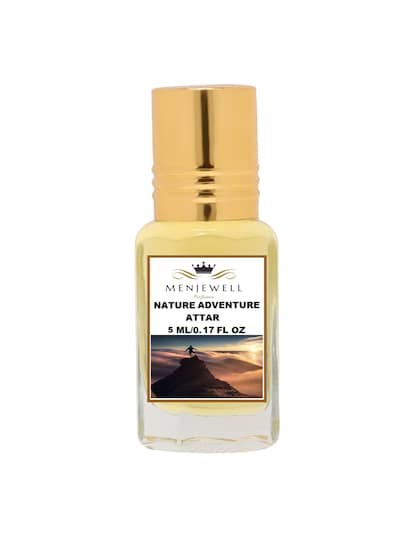 Menjewell Nature Adventure Eau De Perfume Attar 5ml 0.17 Fl.oz. For Men & Women | Alcohol Free | Long Lasting