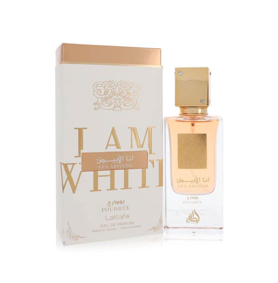 Lattafa Ana Abiyedh Poudree Eau De Parfum 60ml 2.0 Fl.oz. Unisex Fragrance | Long Lasting