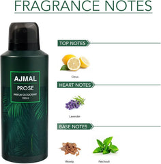 Ajmal Neea Eau De Parfum 50ml 1.6 Fl.oz. & Prose Deodorant 150ml 5fl.oz. Casual Wear Gift For Man And Women