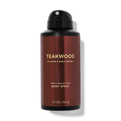 BATH & BODY WORKS TEAKWOOD BODY SPRAY 104GM 3.6 OZ.