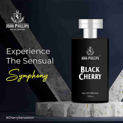 John Phillips Black Cherry 100ml 3.4 Fl.oz. & V2 Eau De Parfum 50ml 1.6 Fl.oz. Combo Of 2 For Unisex