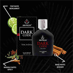 John Phillips Chocolate + Dark Code + London In Style 60ml 2 Fl.oz. Each Pack Of 3 For Men & Women