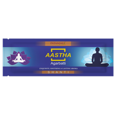 Patanjali Aastha Agarbatti Shanti, With Exquisite, Soothing & Long Lasting Aroma | 25gm