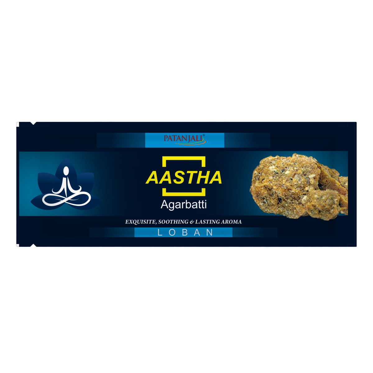 Patanjali Aastha Agarbatti Loban,18 Stick, With Exquisite, Soothing & Long Lasting Aroma | 22g