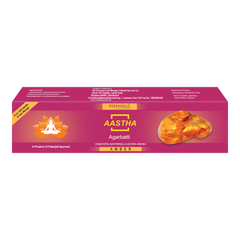 Patanjali Aastha Agarbatti Amber, With Exquisite, Soothing & Long Lasting Aroma | 125gm