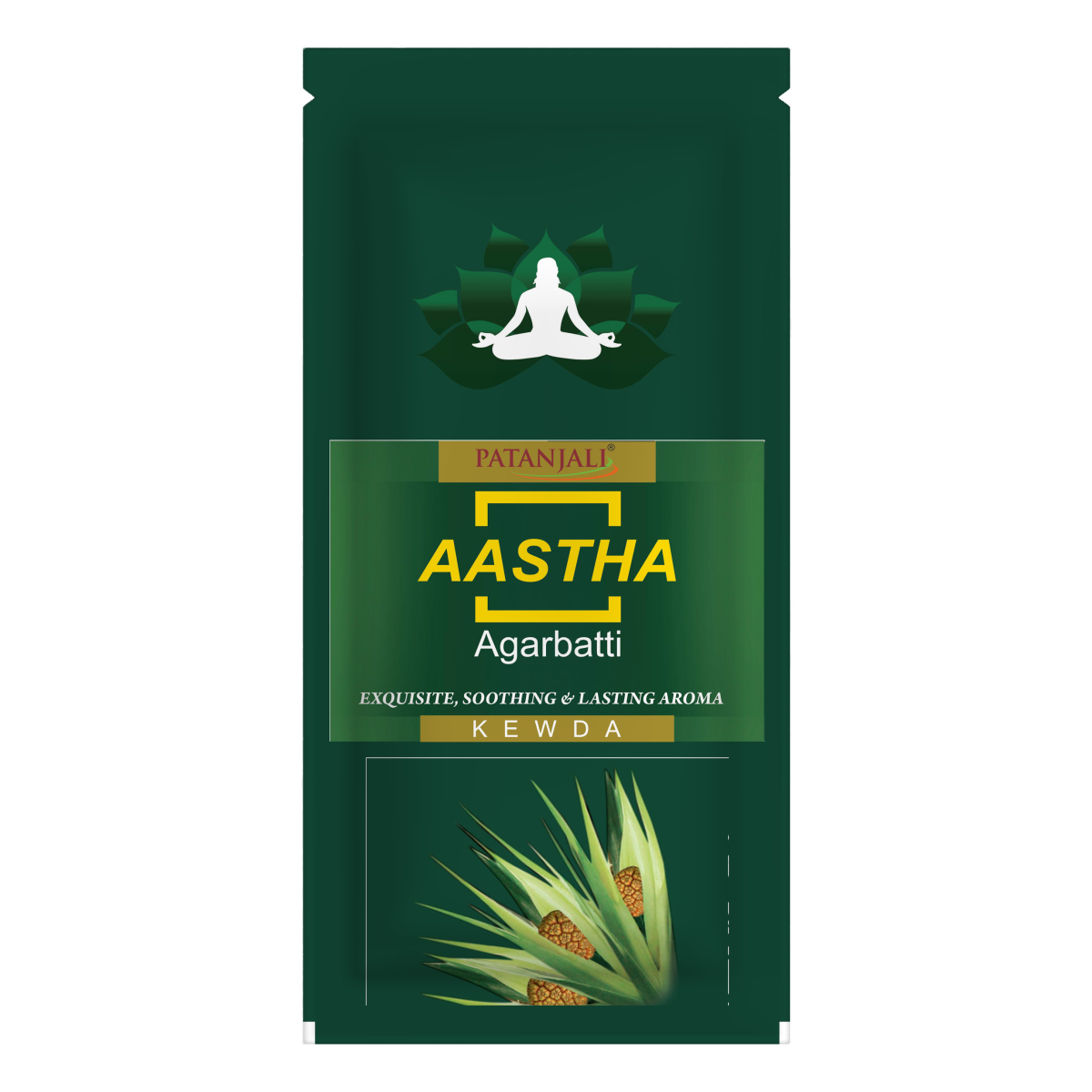 Patanjali Aastha Agarbatti Kewda, With Exquisite, Soothing & Long Lasting Aroma | 150gm