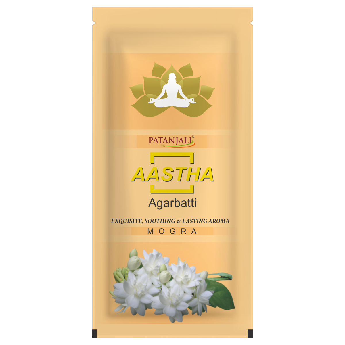 Patanjali Aastha Agarbatti Mogra, With Exquisite, Soothing & Long Lasting Aroma | 150gm