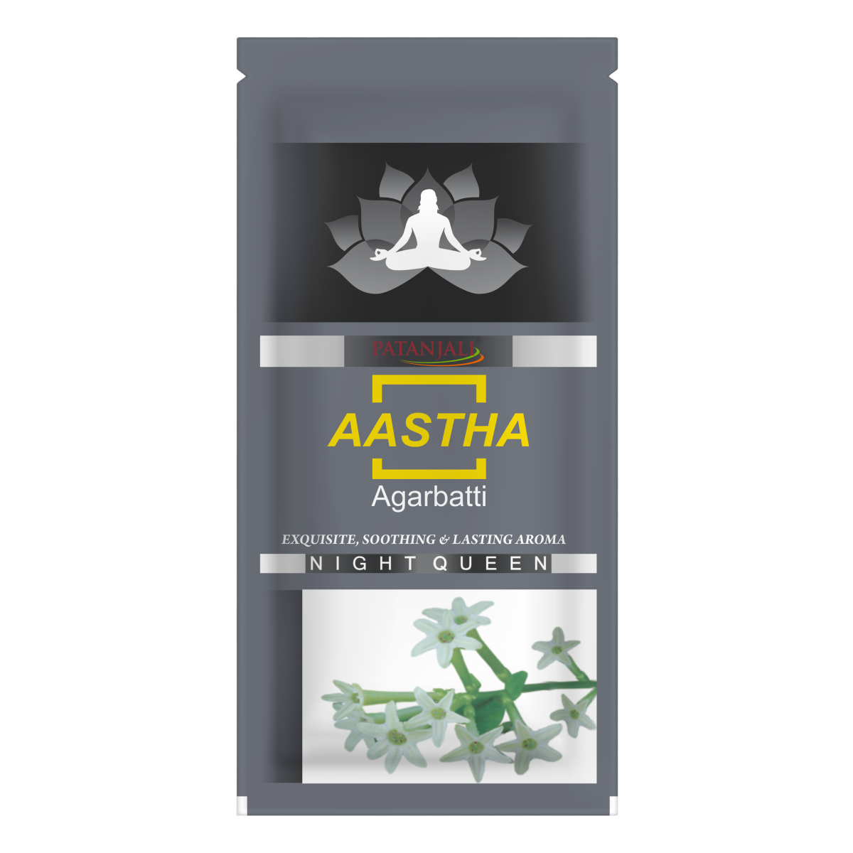 Patanjali Aastha Agarbatti Raat Ki Rani, With Exquisite, Soothing & Long Lasting Aroma | 150gm