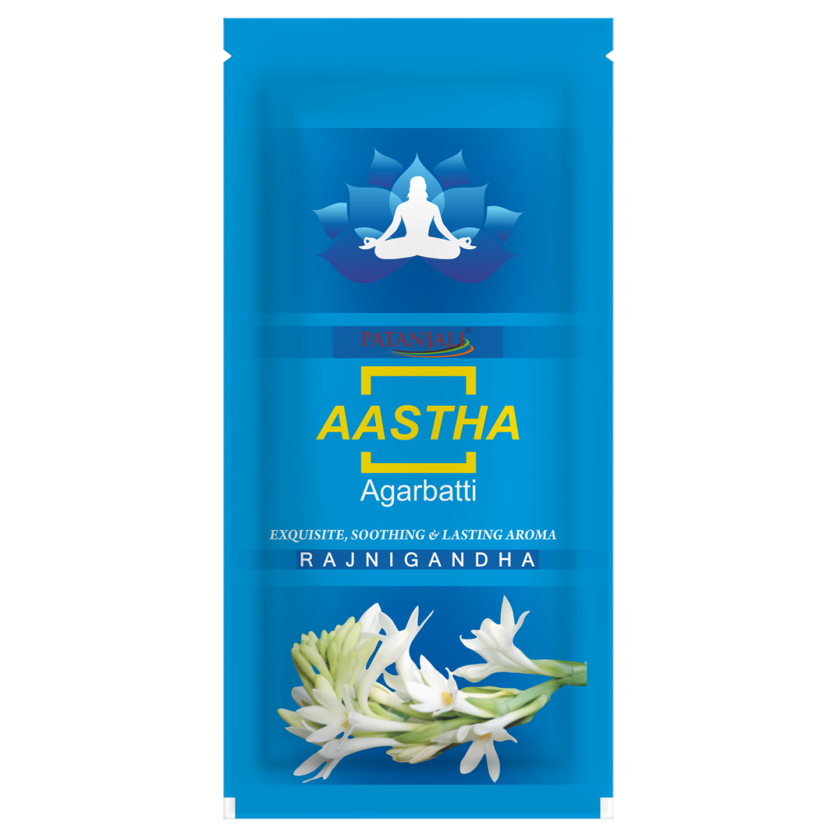 Patanjali Aastha Agarbatti Rajnigandha, With Exquisite, Soothing & Long Lasting Aroma | 150gm