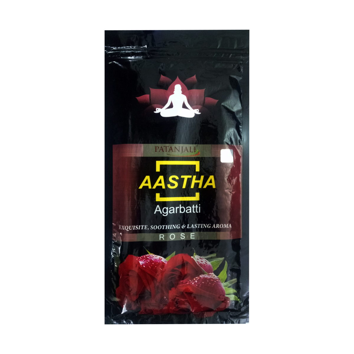Patanjali Aastha Agarbatti Rose, With Exquisite, Soothing & Long Lasting Aroma | 150gm