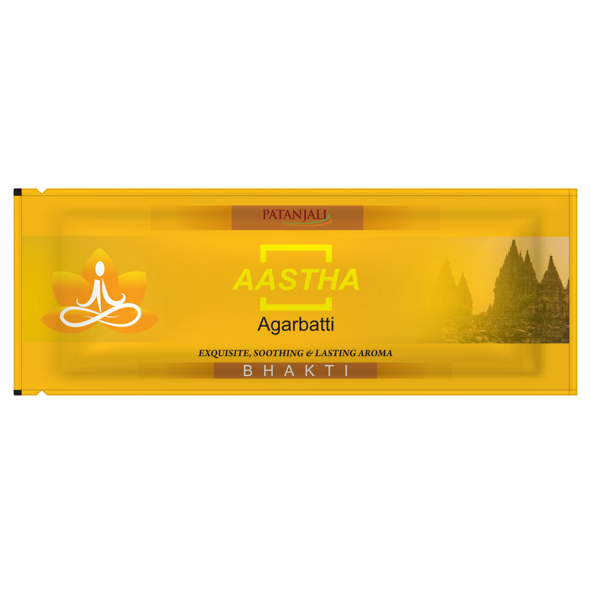 Patanjali Aastha Agarbatti Bhakti,18 Stick, With Exquisite, Soothing & Long Lasting Aroma | 22gm