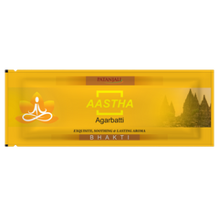 Patanjali Aastha Agarbatti Bhakti,18 Stick, With Exquisite, Soothing & Long Lasting Aroma | 22gm