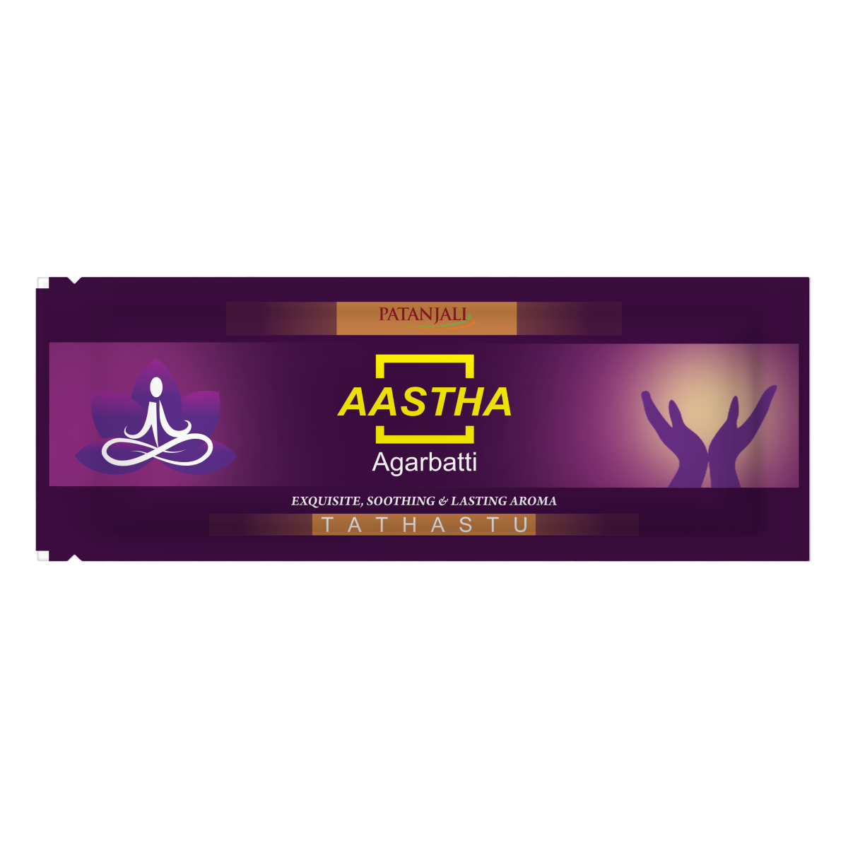 Patanjali Aastha Agarbatti Tathastu, 18 Stick, With Soothing & Long Lasting Aroma | 22gm