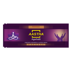 Patanjali Aastha Agarbatti Tathastu, 18 Stick, With Soothing & Long Lasting Aroma | 22gm