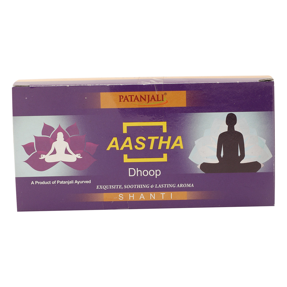 Patanjali Aastha Shanti Dhoop, 10 Stick, With Exquisite, Soothing & Long Lasting Aroma | 50gm