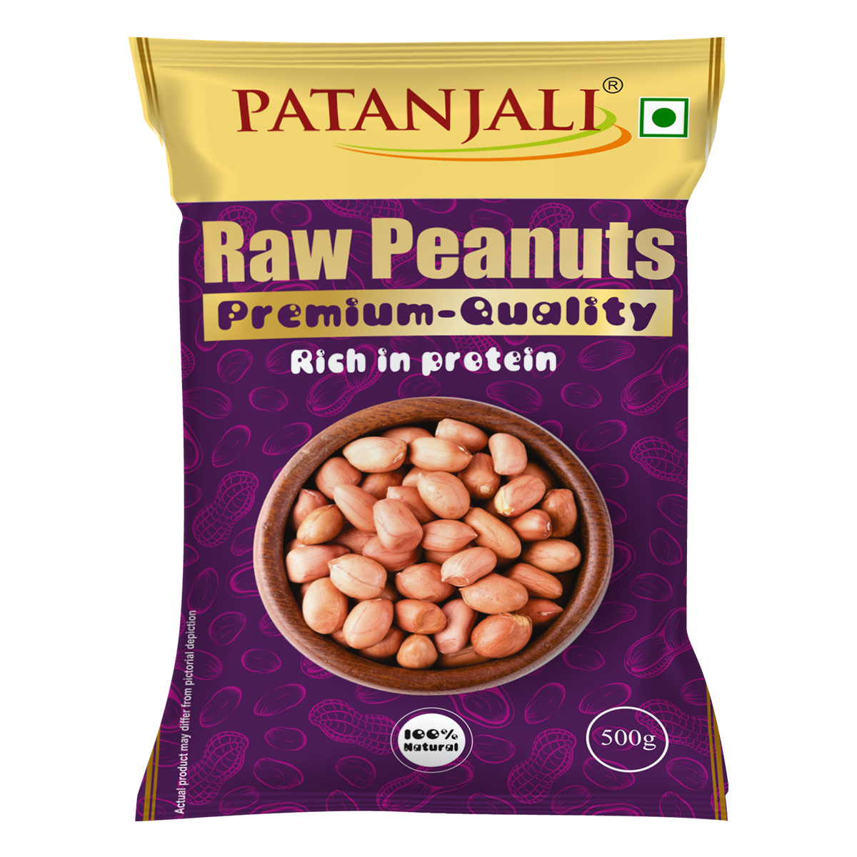 Patanjali Raw Peanuts 500gm