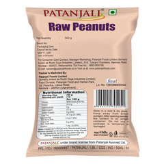 Patanjali Raw Peanuts 500gm
