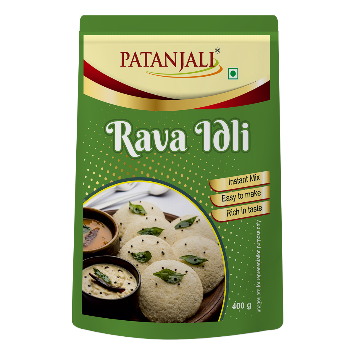 Patanjali Rava Idli Instant Mix 400gm