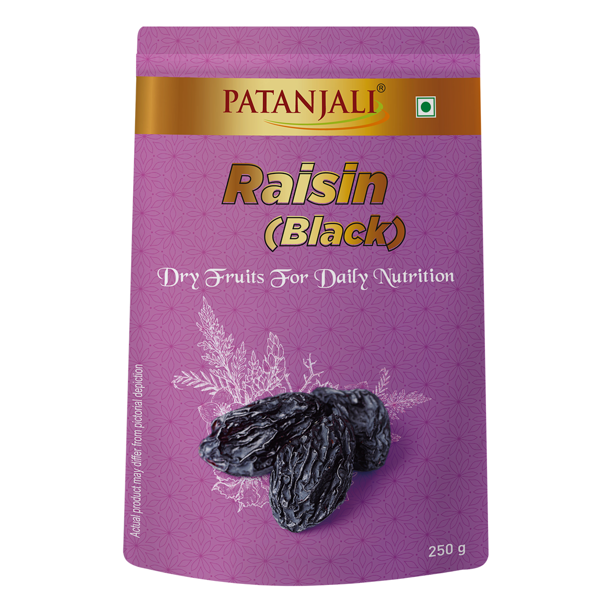 Patanjali Raisins Black (Kishmish Kali) 250gm