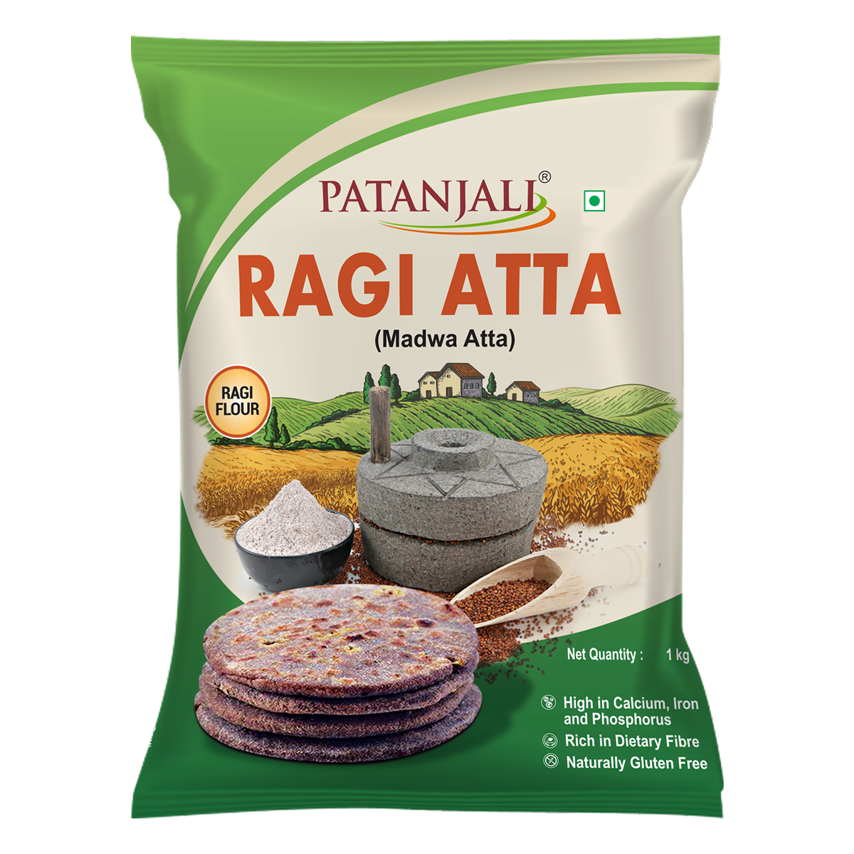 Patanjali Ragi Atta (Madwa Atta) 1kg