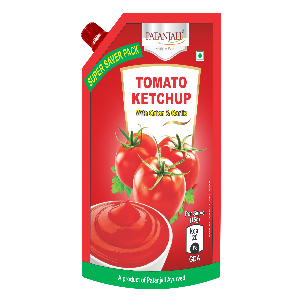 Patanjali Tomato Ketchup W. Onion Garlic 950gm
