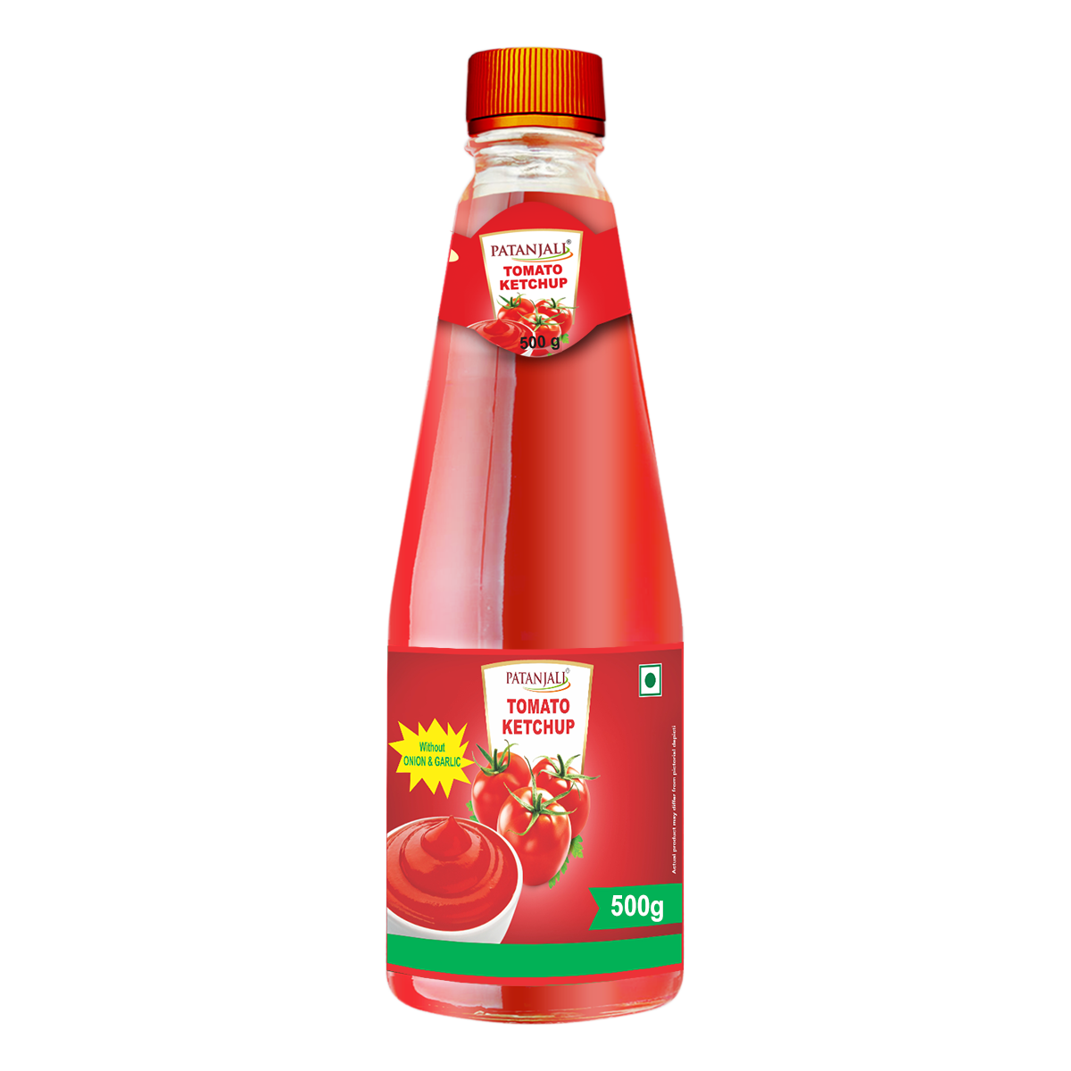 Patanjali Tomato Ketchup W/o Onion Garlic (B) 500gm