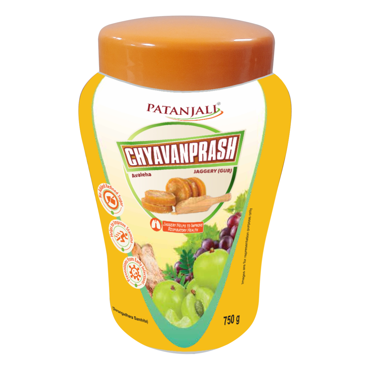 Patanjali Jaggery (Gur) Chyavanprash 750gm