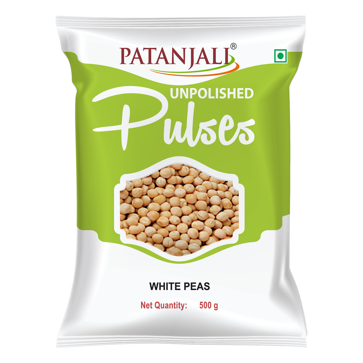 Patanjali Unpolished White Peas 500gm