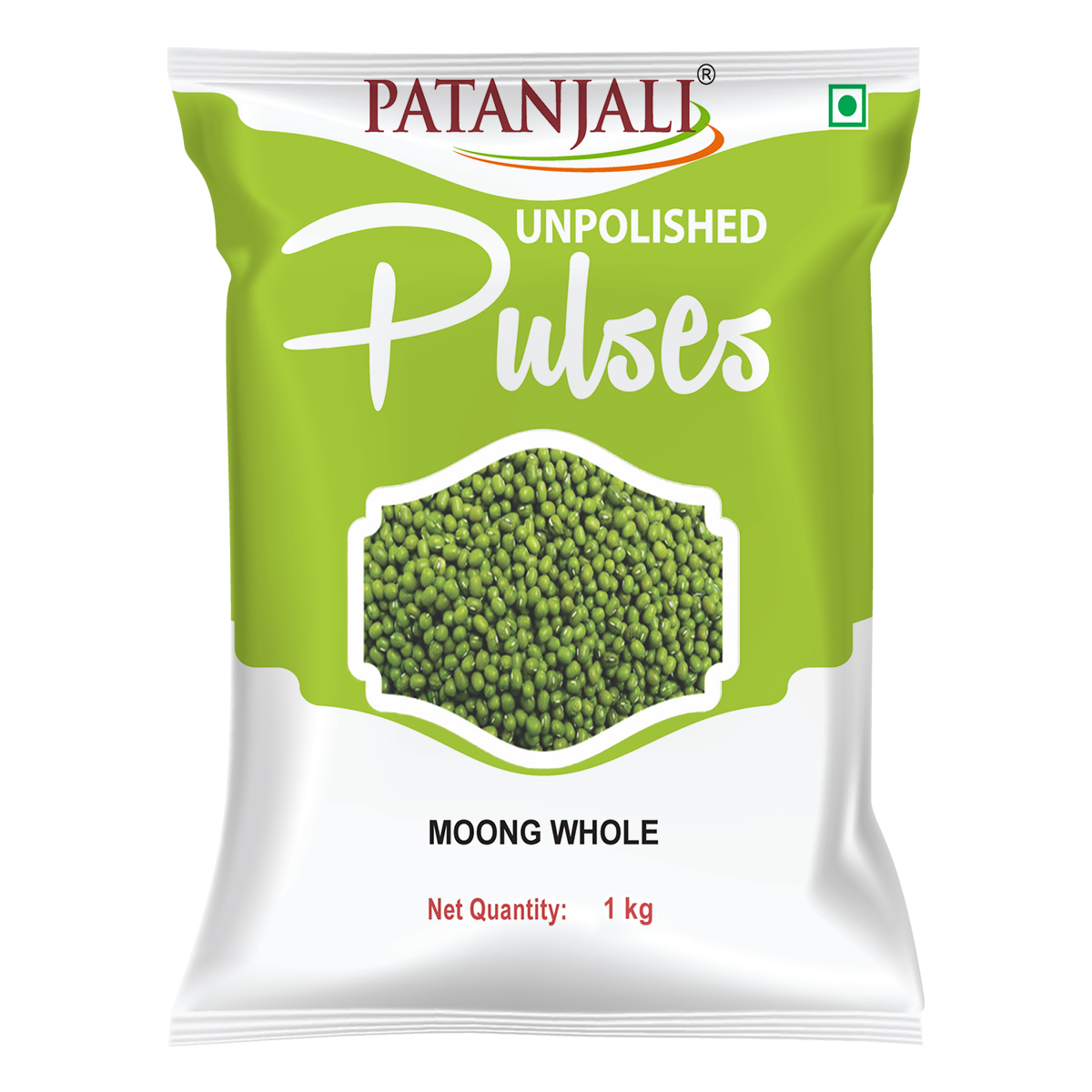Patanjali Unpolished Moong Sabut 1kg