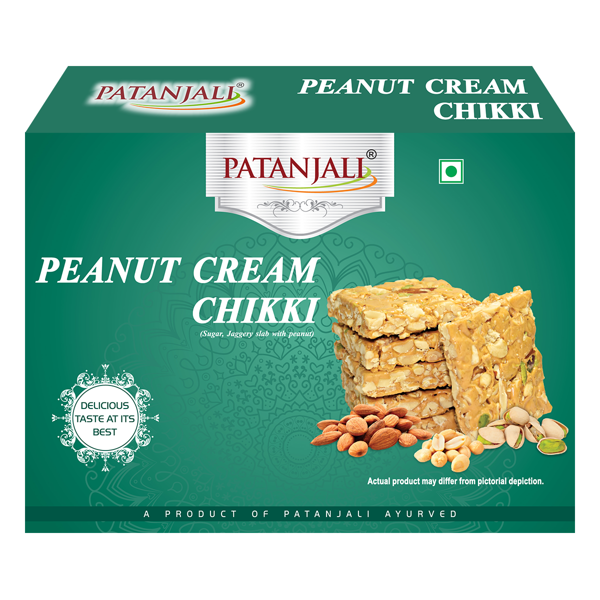 Patanjali Peanut Cream Chikki 400gm