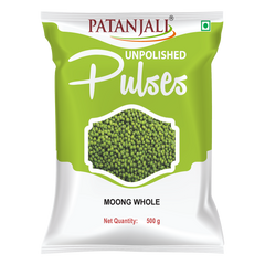 Patanjali Unpolished Moong Sabut 500gm