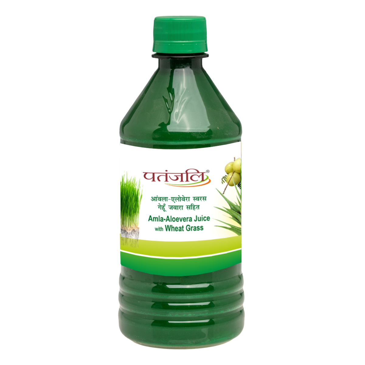 Patanjali Amla-Aloevera With Wheatgrass Juice 500ml