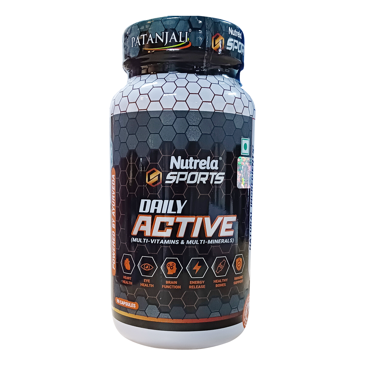 Patanjali Nutrela Sports Daily Active Capsule, With Supports Hearth Health, Brain Functions,67.5gm