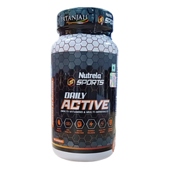 Patanjali Nutrela Sports Daily Active Capsule, With Supports Hearth Health, Brain Functions,67.5gm