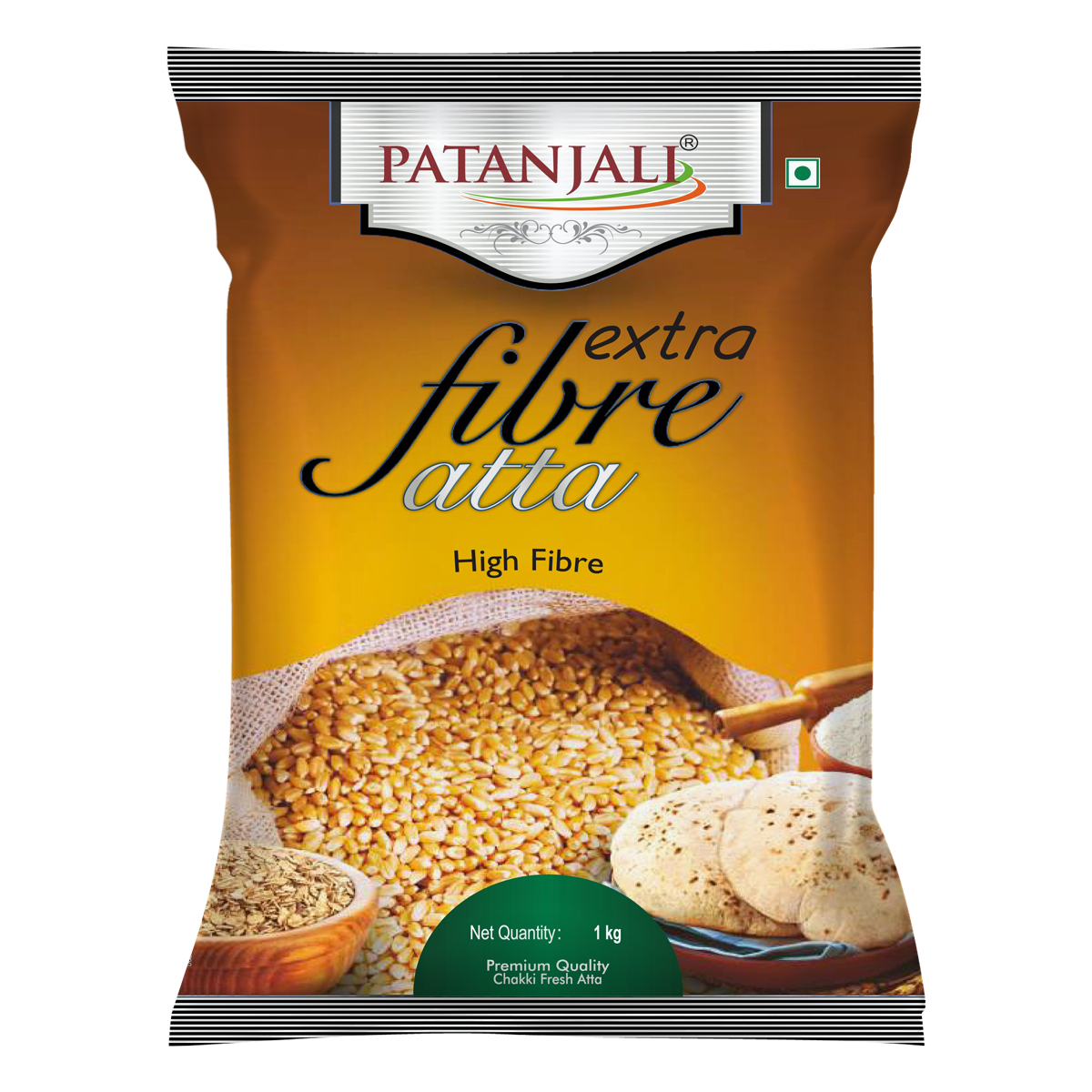 Patanjali Extra Fibre Atta 1kg