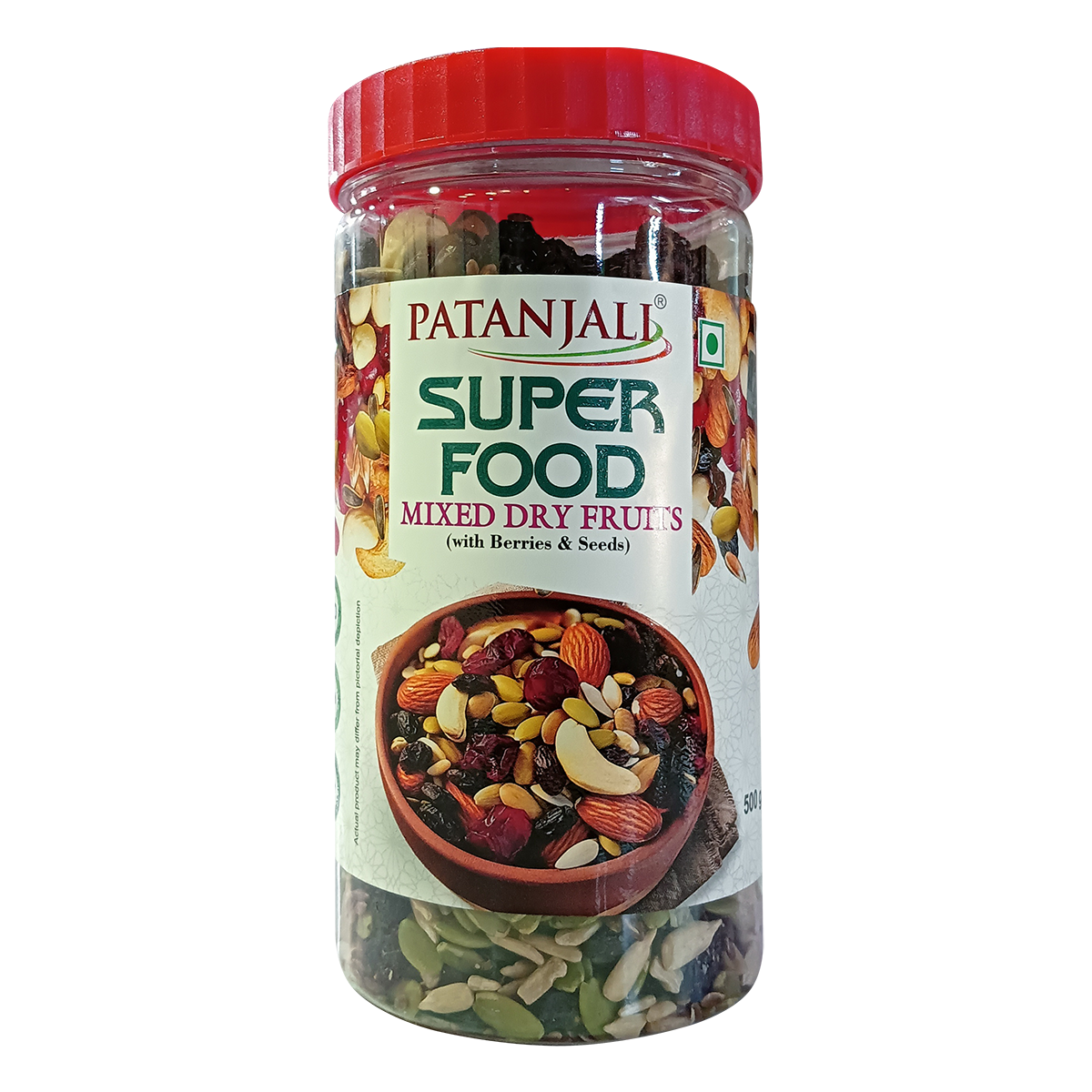 Patanjali Mix Dry Fruits With Berries & Seed 500gm