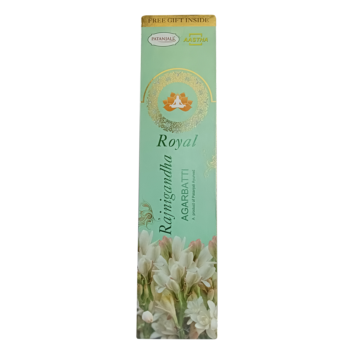 Patanjali Aastha Royal Rajnigndha Agarbatti, With Soothing & Long Lasting Aroma | 90gm