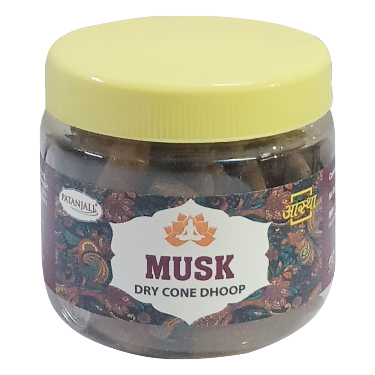 Patanjali Aastha Musk Cone Dhoop, With Lasting Aroma | 80 Gm
